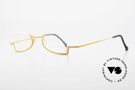 Theo Belgium Kyuu Crazy Reading Glasses Titanium, lightweight & very comfortable, pure TITANIUM frame, Made for Women