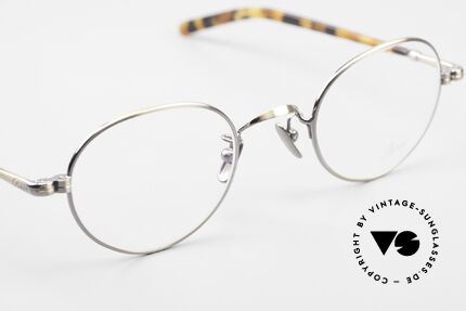 Lunor VA 108 Round Glasses Antique Gold, top-notch craftsmanship & timeless PANTO frame design, Made for Men and Women