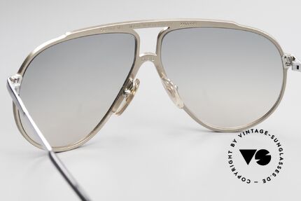 Alpina M1 80s Iconic Shades West Germany, taupe frame with silver and golden screws together, Made for Men and Women