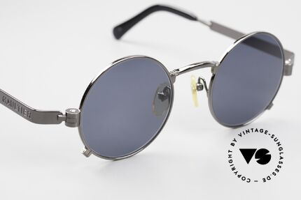 Jean Paul Gaultier 56-0102 Round Vintage Frame Steampunk, NO RETRO sunglasses, but an old ORIGINAL from 1996, Made for Men