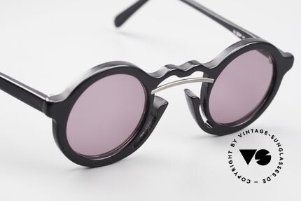 Franz Ruzicka 328 Crazy Small Round 90's Frame, here the round model 328 in matt black (color 11), Made for Men and Women