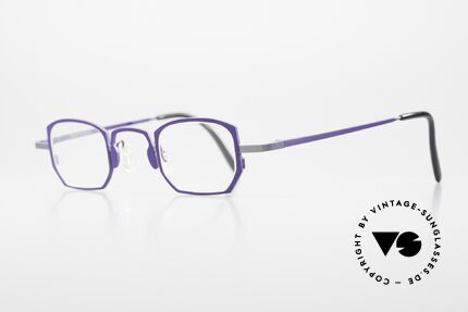 Theo Belgium Pratt Women's Glasses Purple Titan, anything but "ordinary" or "mainstream" ;-), Made for Women