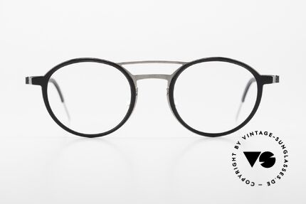 Lindberg 9739 Strip Titanium Round Frame Double Bridge, model 9739, GR82, size 48-22, T407-135 & color P10, Made for Men