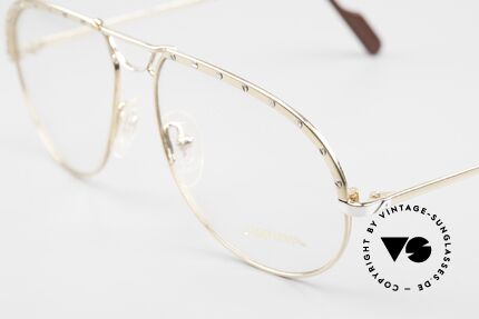 Alpina M1F767 Rare 90's Aviator Eyeglasses, never worn (like all our rare vintage Alpina eyewear), Made for Men