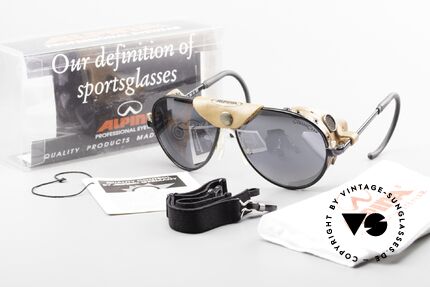 Alpina Ice Extreme Glacier Glasses Ski Goggles, S3 CeramiC lenses for 100% UV protection, Made for Men and Women