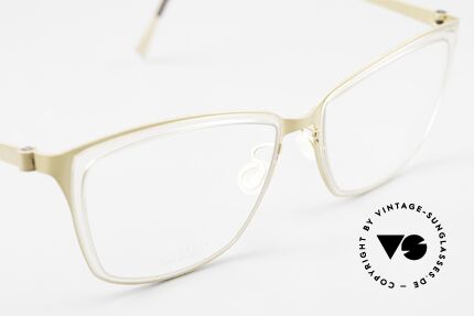 Lindberg 9713 Strip Titanium Women's Frame Ladies Specs, unworn, new old stock with original case by Lindberg, Made for Women