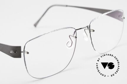Lindberg 2350 Spirit Titan Rimless Men's Eyeglasses, resilient & flexible frame (lens shape can be modified), Made for Men