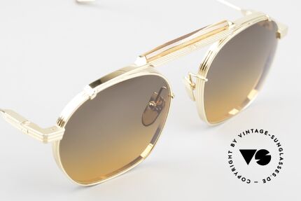 Sunglasses Jacques Marie Mage Victorio Gold Plated Titanium Frame