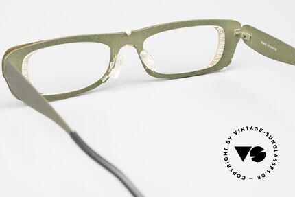 Theo Belgium Eye-Witness PJ Titan Frame Clip-On Front, lens height is 25mm = rather designed as reading glasses, Made for Women