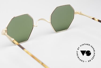 Lunor II A 11 Gold Plated Vintage Frame, frame can be glazed with lenses of any kind (optical / sun), Made for Men and Women