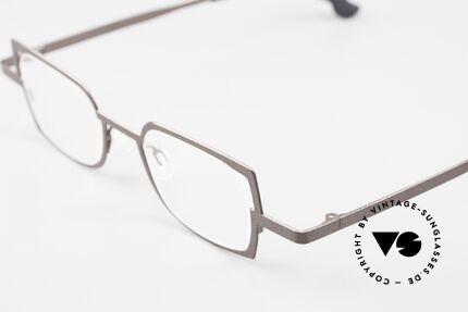 Theo Belgium Transform Rare Women's Eyeglasses, col. 120: brown metallic, L size 41-22; 140mm width, Made for Women