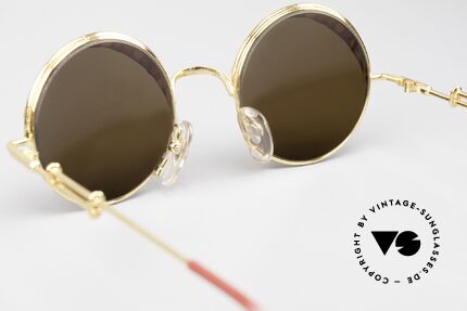 Casanova Arché 4 Limited Gold Plated Frame, unworn with solid brown lenses (100% UV protection), Made for Men and Women