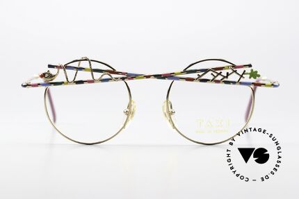 Taxi ST3 by Casanova Paradise Eyeglasses, vintage Taxi by Casanova art glasses of the 80'S, Made for Women