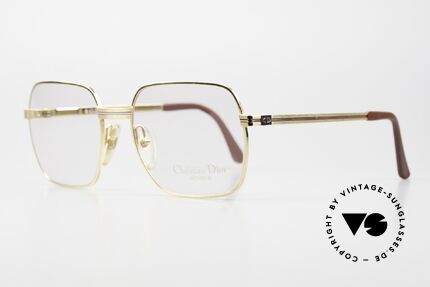 Christian Dior 2389 Gold-Plated Monsieur Frame, classic, elegant 80s gentlemen's style by Christian Dior, Made for Men