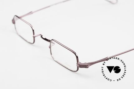 Lunor II 13 Square Frame Limited Edition, frame in small size 38/24; for strong prescriptions, Made for Men and Women