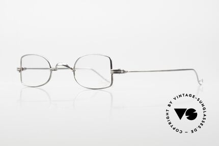 Lunor II 09 Vintage Specs Antique Silver, model II 09 = size 38°25, temple length 130mm, unisex, Made for Men and Women