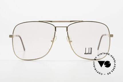 Dunhill 6038 Top Notch 80's Eyeglasses, hard gold-plated eyeglasses, back then made in Japan, Made for Men