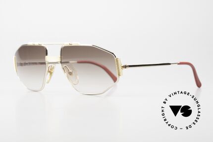Christian Dior 2516 Distinctive Men's Glasses 1986, 1st class wearing comfort and HARD GOLD-PLATED, Made for Men