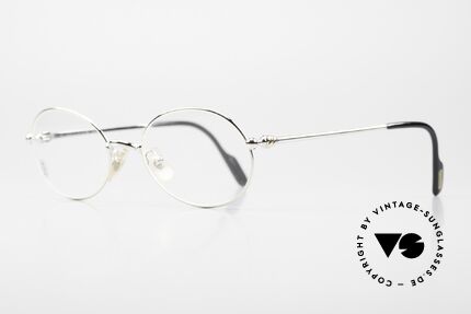 Cartier Saturne - M Platinum-Plated 90's Frame, Saturn: Ancient Roman god & planet in the Solar System, Made for Men and Women