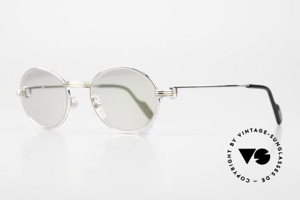 Cartier - Oval - White Buffalo Horn Gold Brown - C de Cartier - Sunglasses  - Cartier Eyewear - Avvenice