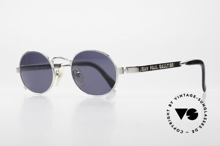 Jean Paul Gaultier 56-1173 Made in Japan Frame 1996, outstanding craftsmanship from Japan; silver/chrome, Made for Men