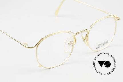 Jean Paul Gaultier 55-2171 Gold Plated Designer Frame, NO RETRO EYEWEAR, but a 30 years old JPG rarity, Made for Men and Women