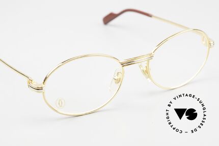 Cartier Saint Honore - S 22ct Gold-Plated Eyeglasses, the 22ct GOLD-plated frame could be glazed optionally, Made for Men and Women