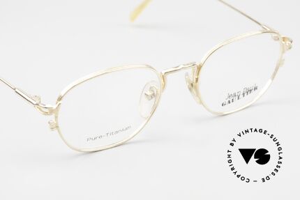 Glasses Jean Paul Gaultier 55-3182 Gold-Plated Titanium Frame