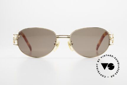 Jean Paul Gaultier 58-5108 Rare Steampunk Sunglasses, interesting vintage frame with many fancy details, Made for Men and Women