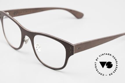 Lucas de Stael Minotaure SM 02 Frame With Leather Cover, Minotaure Collection made with adjustable nosepads!, Made for Men