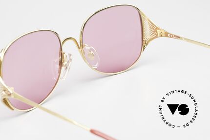 Christian Dior 2362 Ladies 80's Pink Glasses, sun lenses could be replaced with prescription lenses, Made for Women