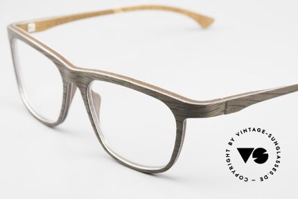 W-Eye Alpha15 Men's Wooden Eyeglasses, unique - thanks to the natural materials used!, Made for Men