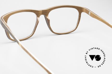 W-Eye Alpha15 Men's Wooden Eyeglasses, Size: large, Made for Men