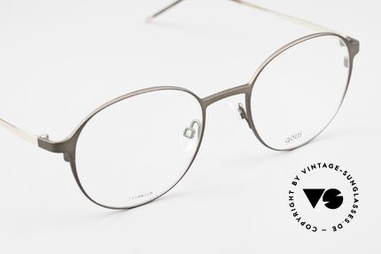 Götti Lewis Super Light Titanium Glasses, unworn designer piece from 2019, with hard case, Made for Men and Women