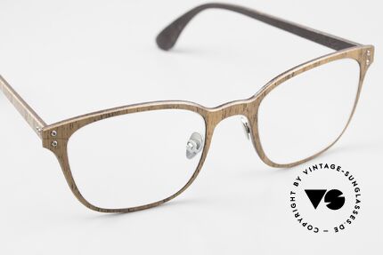 Lucas de Stael Nemus Thin 09 Luxury Frame Wood Leather, from 2018 but unworn (delivered in a case by de Staël), Made for Men and Women