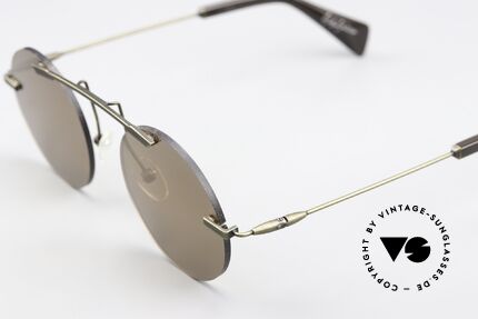 Yohji Yamamoto YY7011 Rimless Design Sunglasses, expressive designer sunglasses with "character", Made for Men and Women