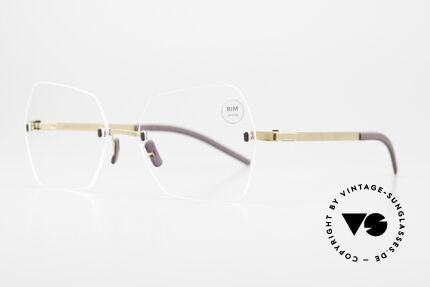 Götti Perspective EF01 Optional Rimless Eyewear, additional "Rim option": edge made of 3D printing, Made for Women