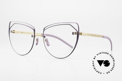 Götti Perspective DC06 Space Rimless With A Striking Edge, with extra expressive additively manufactured edge, Made for Women