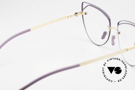 Götti Perspective DC06 Space Rimless With A Striking Edge, the orig. DEMO lenses can be exchanged as desired, Made for Women