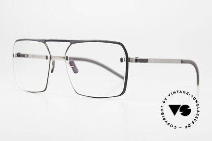 Götti Perspective Bold10 Innovative Men's Eyewear, rimless eyeglasses with additional decorative rim, Made for Men