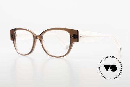 Anne Et Valentin Olympe Brown Pink Translucid, the couple Anne (artist) and Valentin (optician), Made for Women