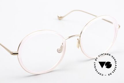 Caroline Abram Willow Magical Women's Glasses, PALE PINK acetate ring and ROSÉ GOLD metal, Made for Women