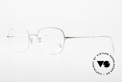 Gernot Lindner GL-301 Square Frame 925 Silver, made of real 925 silver and also Palladium-plated, Made for Men and Women