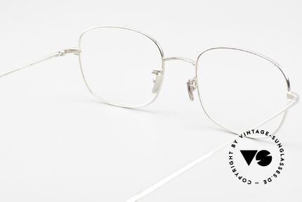 Gernot Lindner GL-301 Square Frame 925 Silver, unworn from the 2019 collection, made in Germany, Made for Men and Women
