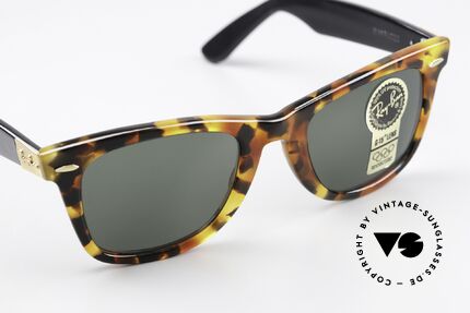 Ray Ban Wayfarer I Limited Deluxe Edition USA, NO retro Italy-Wayfarer; authentic old USA-original!, Made for Men and Women