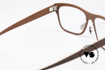 Lucas de Stael Vivarium V06 Glasses From The Vivarium, color code 03: Iguana Leather and Brown cow leather, Made for Men