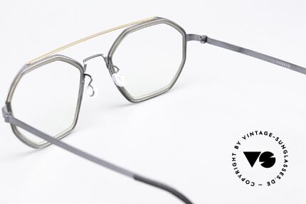 Lindberg 9756 Strip Titanium Nice Color Combination, orig. DEMO lenses can be replaced with prescriptions, Made for Men