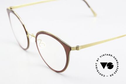 Lindberg 9728 Strip Titanium Beautiful Ladies Eyewear, bears the predicate "true VINTAGE LINDBERG" for us, Made for Women