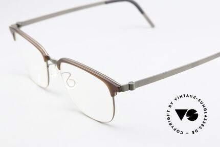 Lindberg 9835 Strip Titanium Men's Glasses Combi Frame, bears the predicate "true VINTAGE LINDBERG" for us, Made for Men