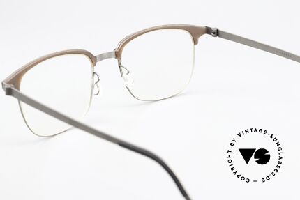 Lindberg 9835 Strip Titanium Men's Glasses Combi Frame, orig. DEMO lenses can be replaced with prescriptions, Made for Men